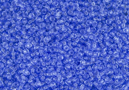 11/0 TOHO ROUND Transparent Light Sapphire Seed Bead (8g)