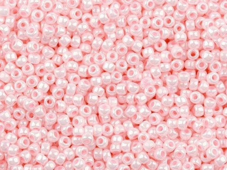 15/0 TOHO ROUND Opaque Lustered Baby Pink Seed Bead (8g)