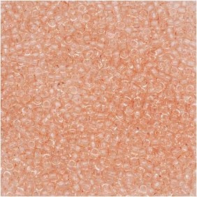 15/0 TOHO ROUND Transparent Rosaline Seed Bead (8g)