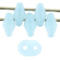 2/5MM MATUBO SUPERDUO Milky Aquamarine Beads