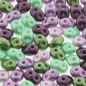 2/5MM MATUBO SUPERDUO Spring Violets Mix Beads