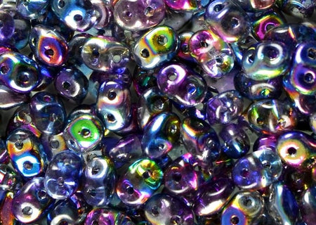 2/5MM MATUBO SUPERDUO Magic Blue Beads