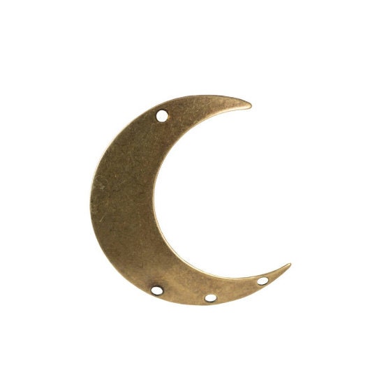 4 Hole ONLY RIGHT Facing Crescents 33x28mm (4)