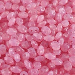 2/5MM MATUBO SUPERDUO Milky Pink Beads