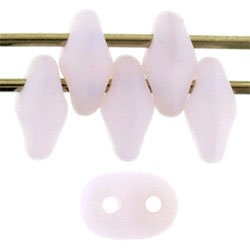2/5MM MATUBO SUPERDUO Matte Pink Opal Beads
