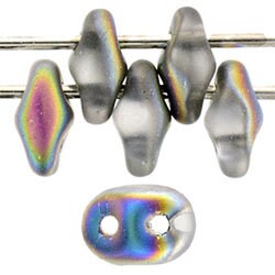 2/5MM MATUBO SUPERDUO Matte Crystal Vitral Beads