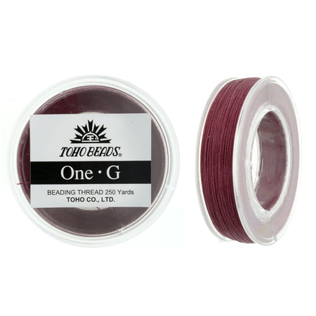 Burgundy One-G Toho Beading Thread 50/125/250yd