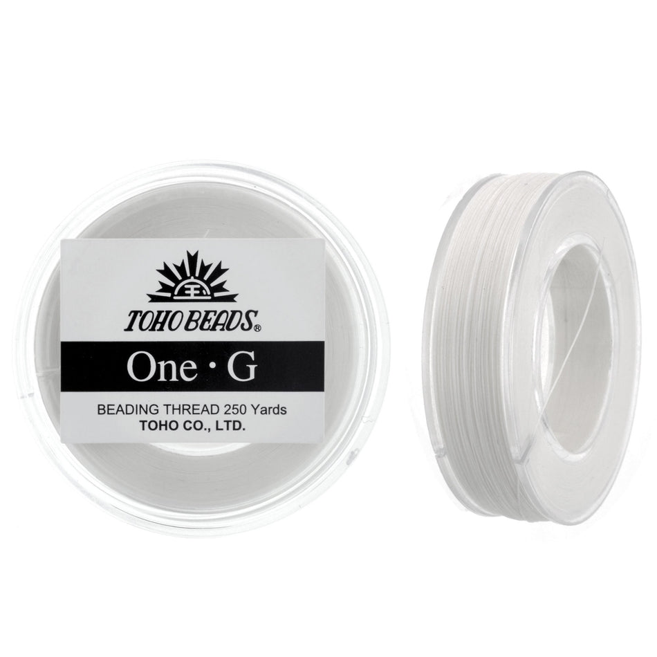 White One-G Toho Beading Thread 50/125/250yd