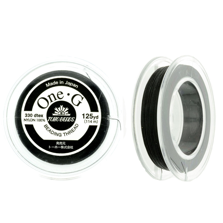 Black One-G Toho Beading Thread 50/125/250yd
