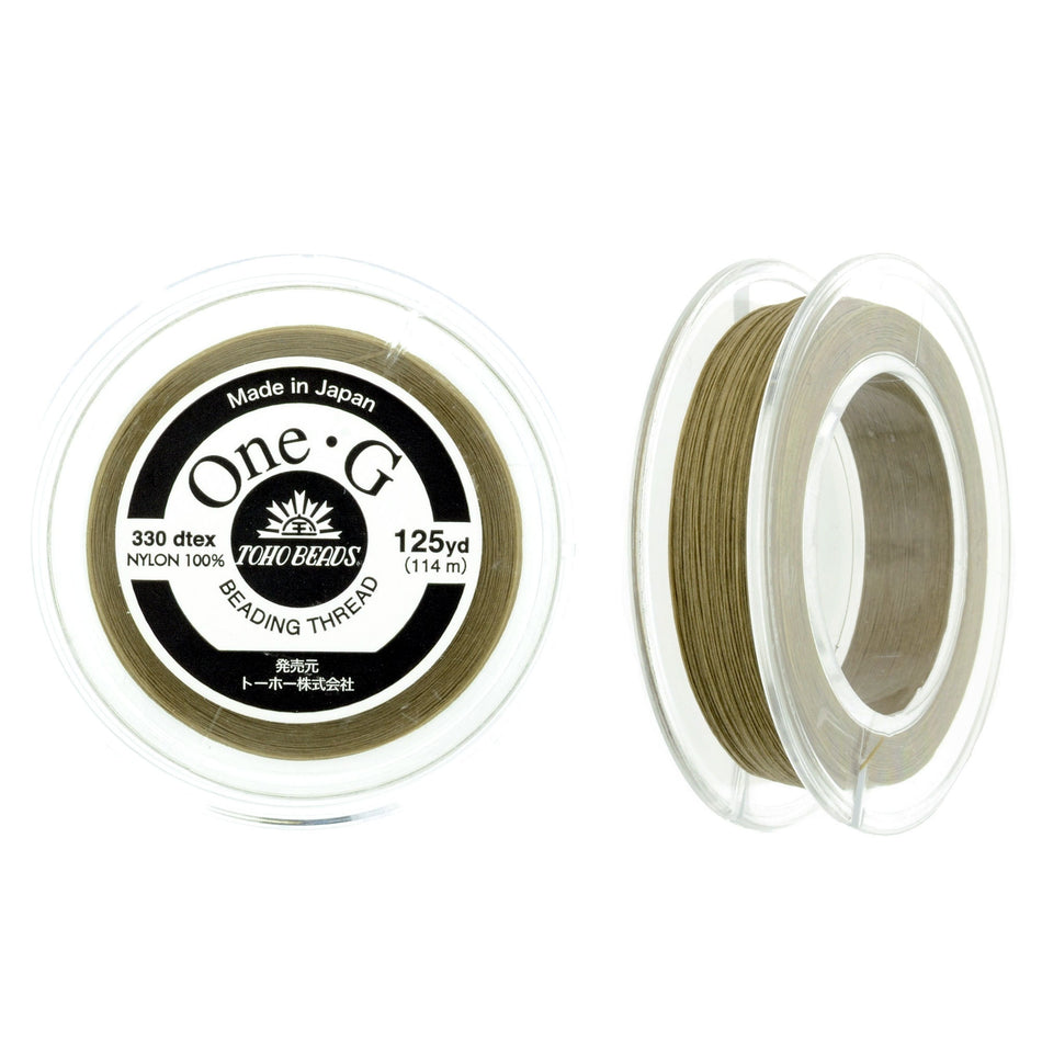 Sand Ash One-G Toho Beading Thread 50/125/250yd
