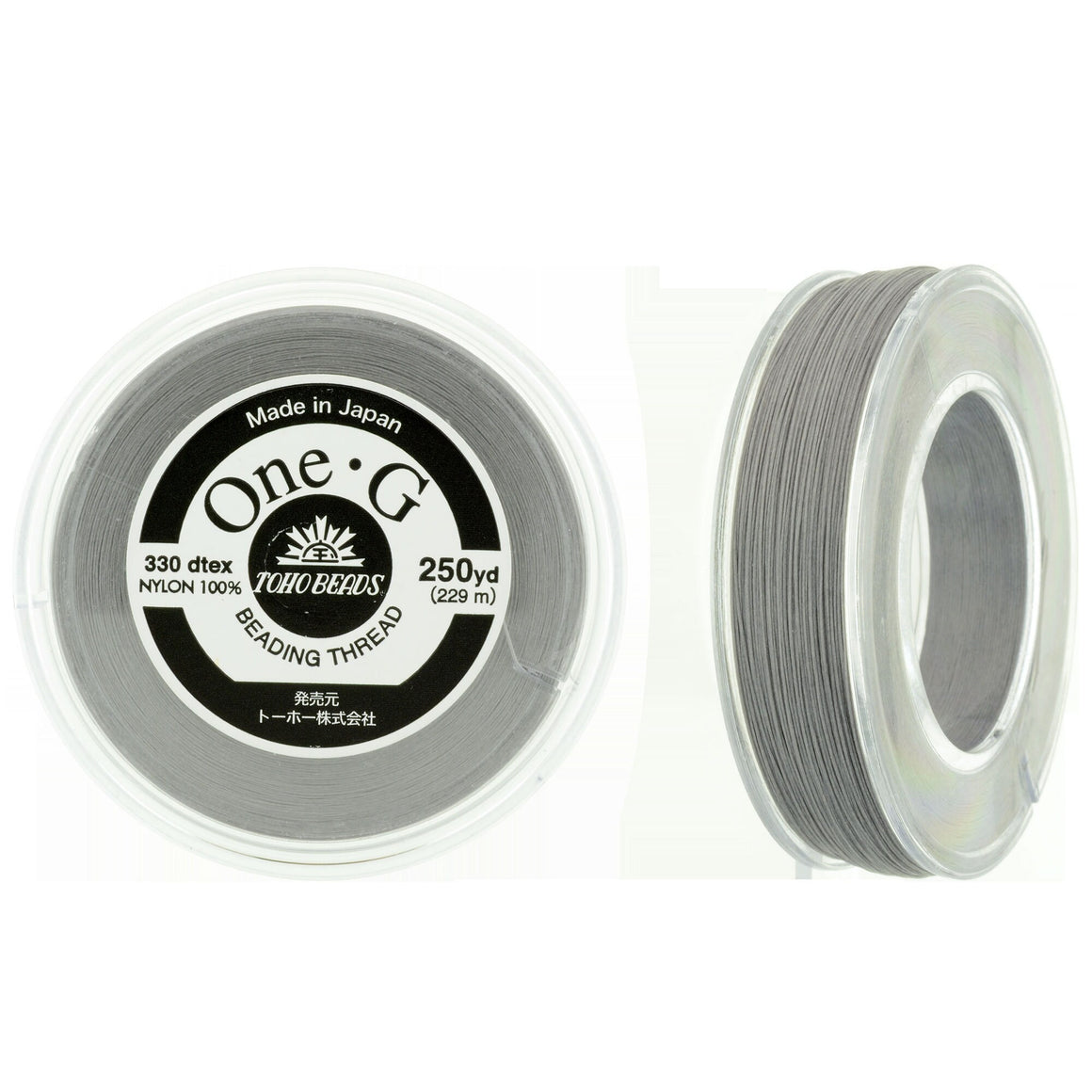 Light Gray One-G Toho Beading Thread 50/125/250yd