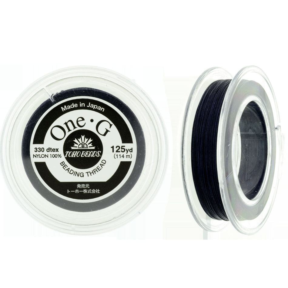 Navy One-G Toho Beading Thread 50/125/250yd