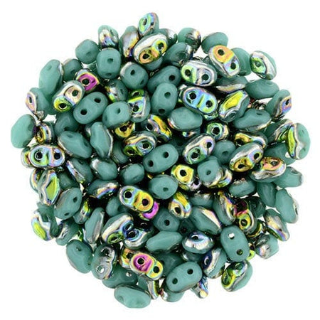 2/5MM MATUBO SUPERDUO Turquoise Vitral Beads