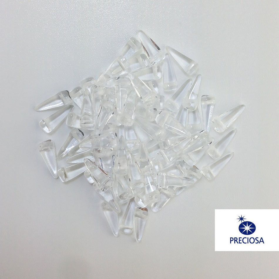 13x6mm Crystal Preciosa Czech Villa Glass Beads (12)