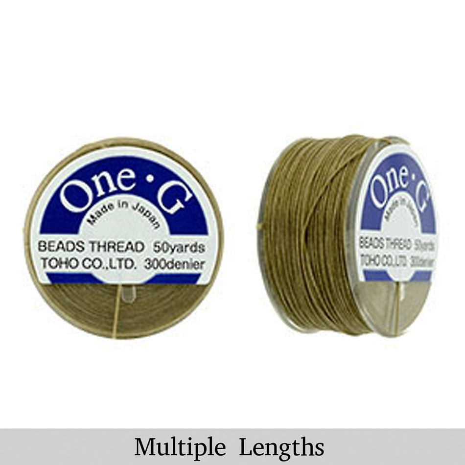 Sand Ash One-G Toho Beading Thread 50/125/250yd