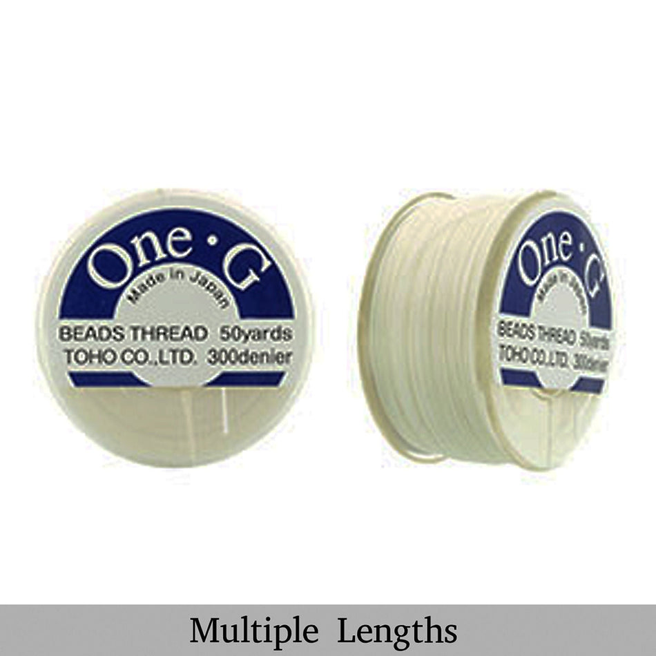 White One-G Toho Beading Thread 50/125/250yd