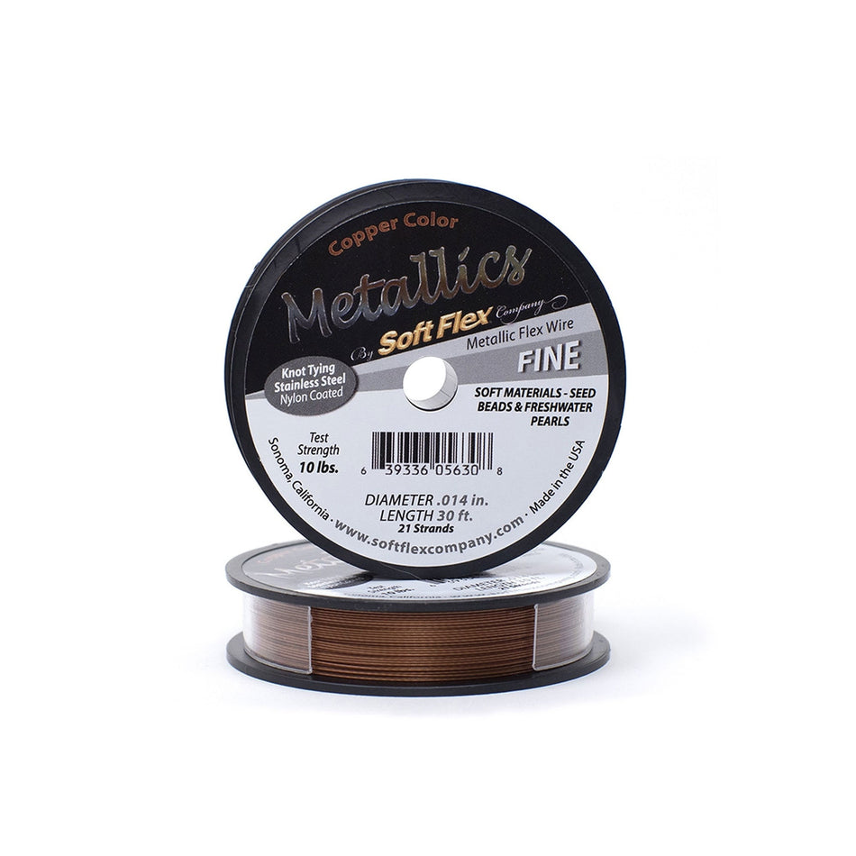 0.014in/0.36mm Copper Soft Flex Fine Beading Wire 10/30/100ft