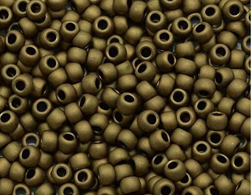 11/0 TOHO ROUND Frosted Bronze Seed Bead (8g)