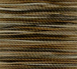Brown Variegated Toho Amiet Polyester Thread 22yrds/20m