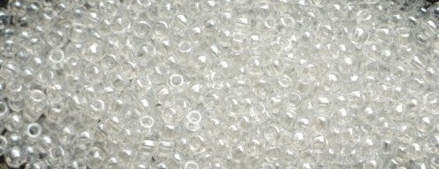 11/0 TOHO ROUND Transparent Lustered Crystal Seed Bead (8g)
