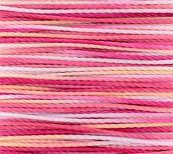 Pink Variegated Toho Amiet Polyester Thread 22yrds/20m