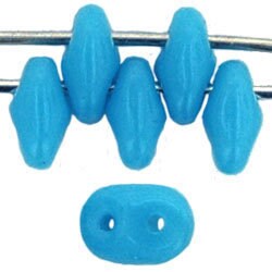 2/5MM MATUBO SUPERDUO Blue Turquoise Beads