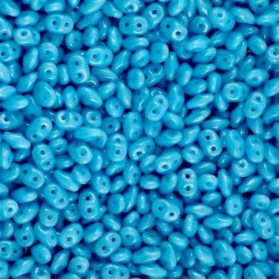 2/5MM MATUBO SUPERDUO Blue Turquoise Beads