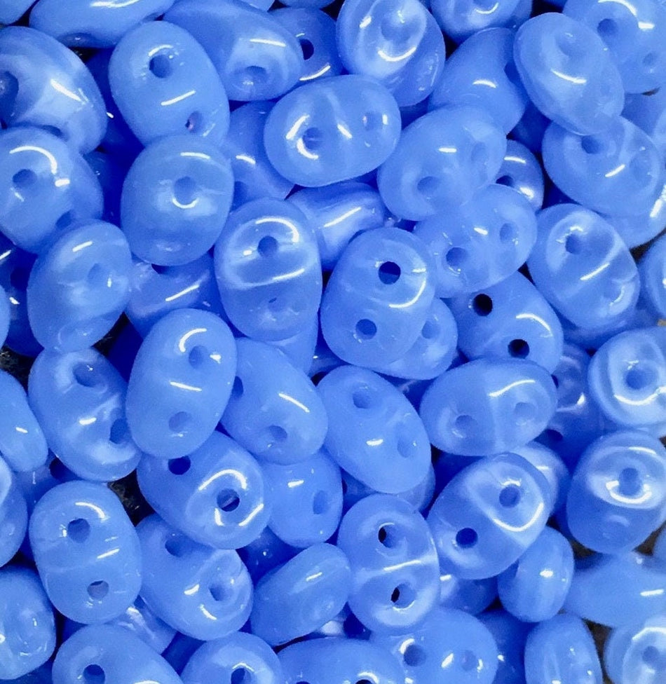 2/5MM MATUBO SUPERDUO Blue Opal Beads