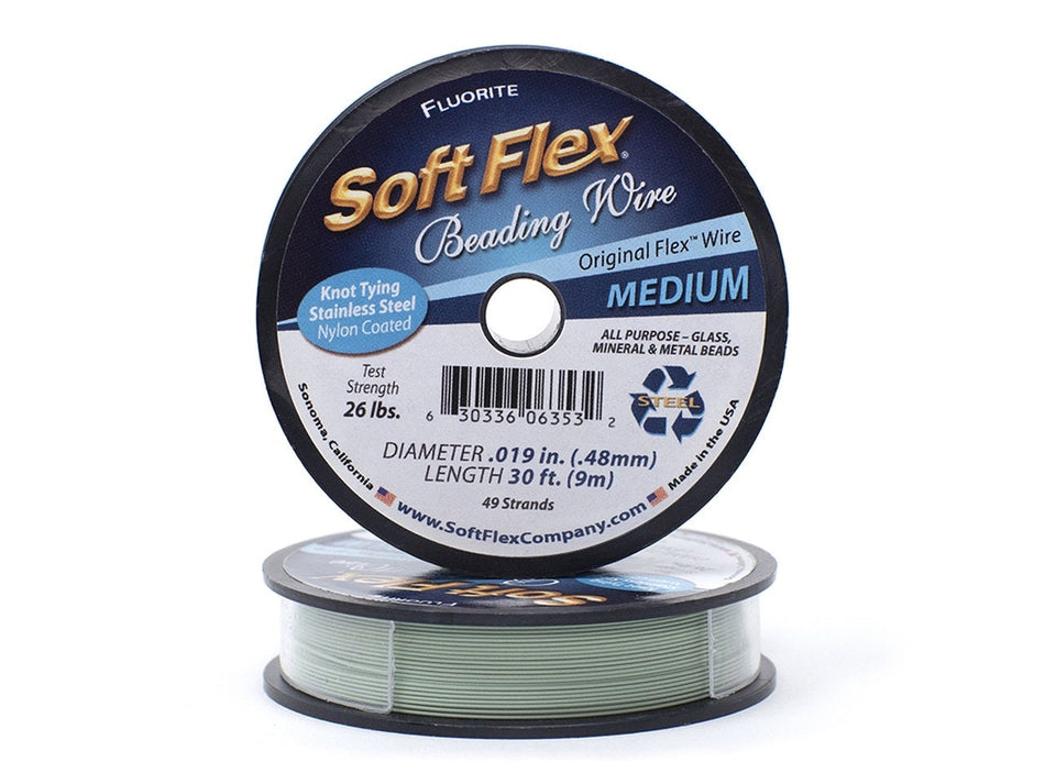 0.019in/0.48mm Fluorite Soft Flex Medium Beading Wire 10/30/100ft