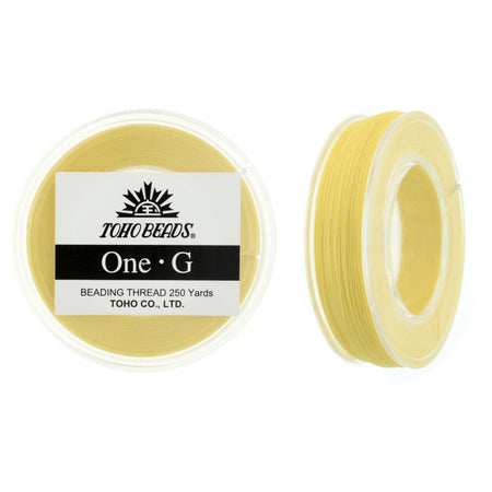Light Yellow One-G Toho Beading Thread 50/125/250yd