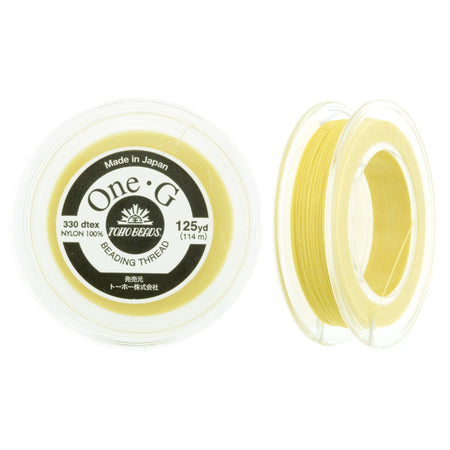 Light Yellow One-G Toho Beading Thread 50/125/250yd