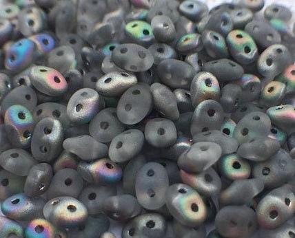 2/5MM MATUBO SUPERDUO Matte Crystal Vitral Beads