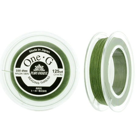 Green One-G Toho Beading Thread 50/125/250yd