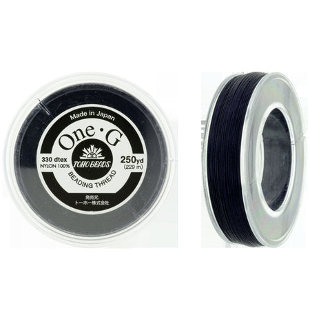 Navy One-G Toho Beading Thread 50/125/250yd