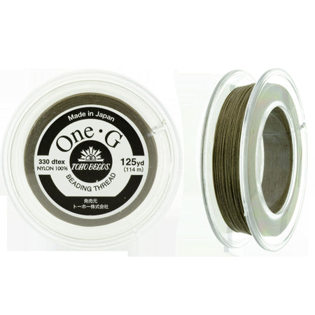 Light Khaki One-G Toho Beading Thread 50/125/250yd