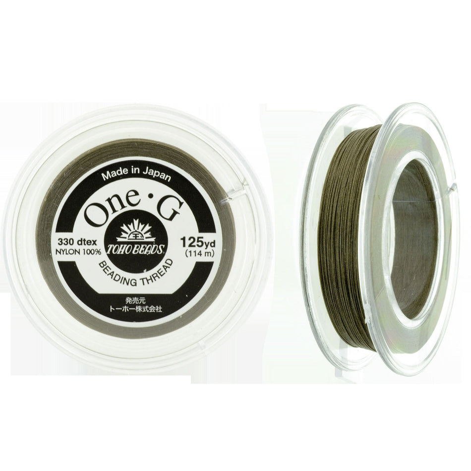 Light Khaki One-G Toho Beading Thread 50/125/250yd
