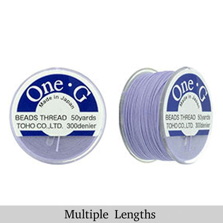 Light Lavender One-G Toho Beading Thread 50/125/250yd
