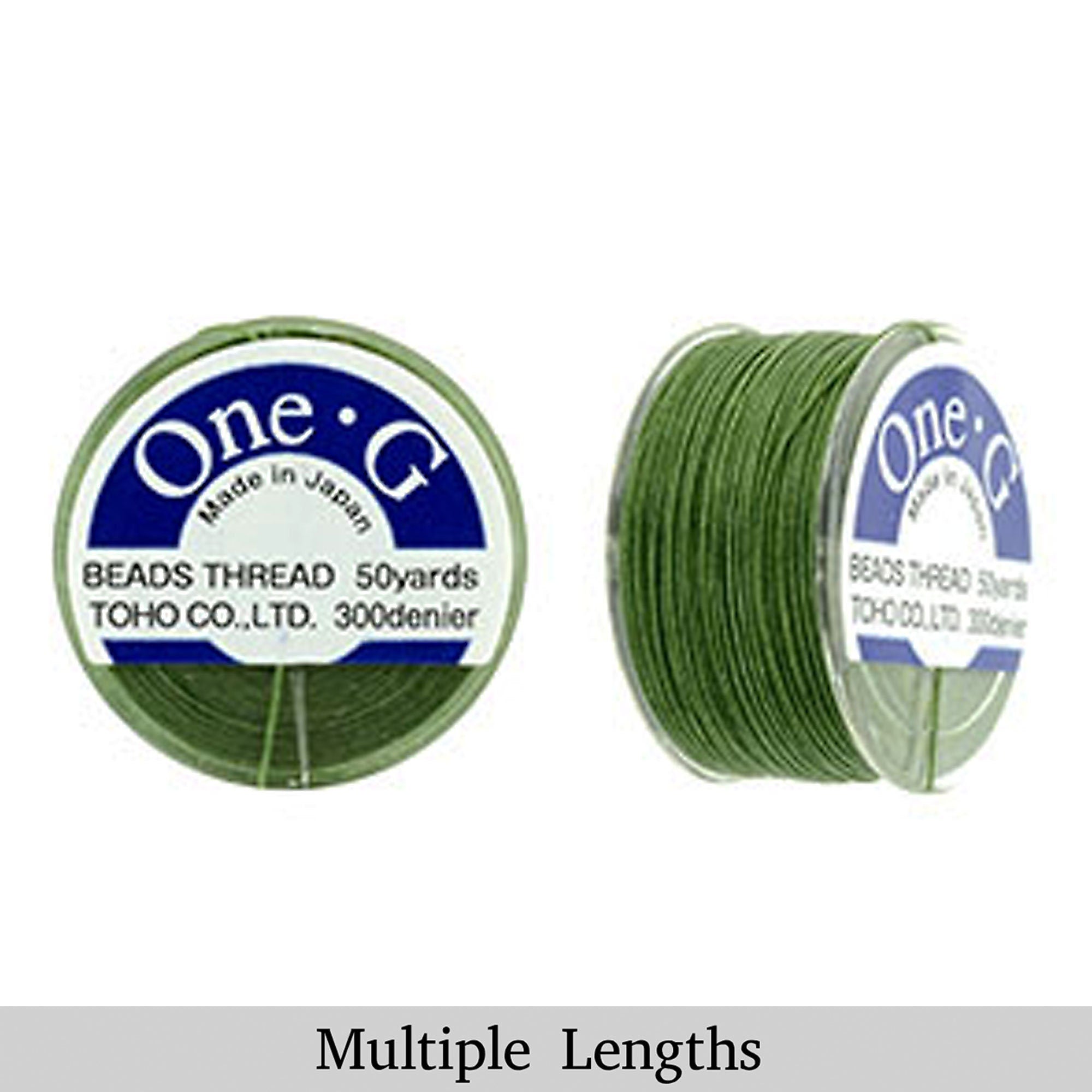 Green One-G Toho Beading Thread 50/125/250yd