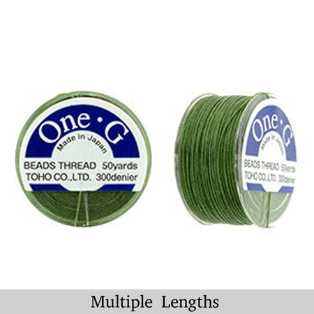 Green One-G Toho Beading Thread 50/125/250yd