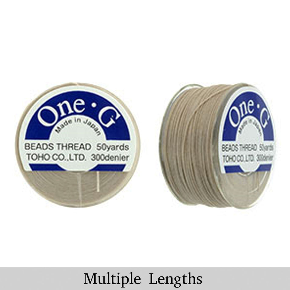 Beige One-G Toho Beading Thread 50/125/250yd