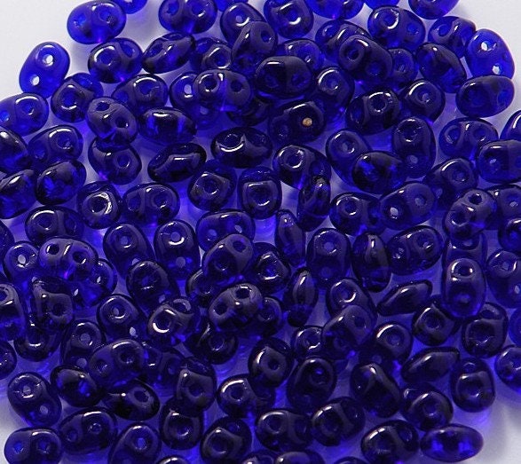 2/5MM MATUBO SUPERDUO Cobalt Beads