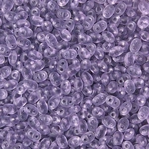 2/5MM MATUBO SUPERDUO Matte Lt Tanzanite Beads