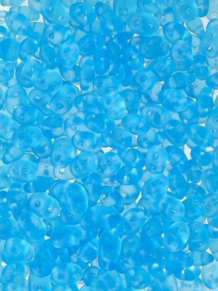 2/5MM MATUBO SUPERDUO Matte Aquamarine Beads