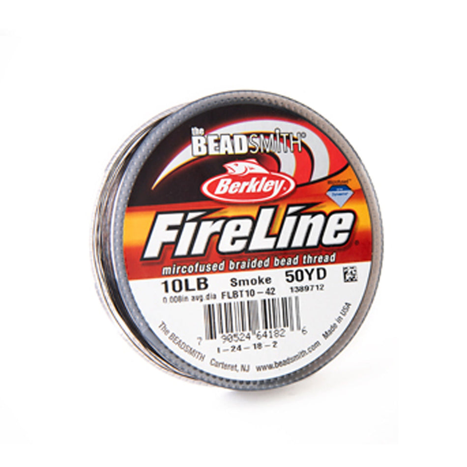 10lb Fireline Smoke Grey Thread .008in/0.20mm 50yd.