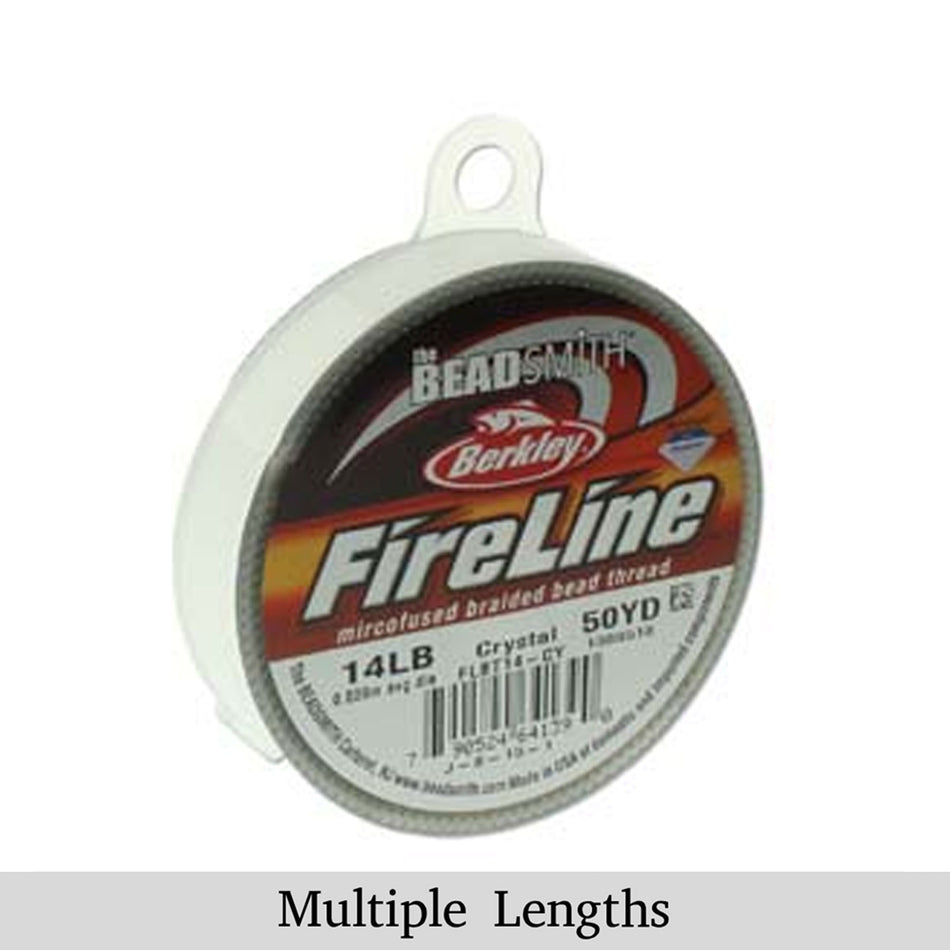 14lb Fireline Crystal Thread .009in/0.22mm 50/125yd.