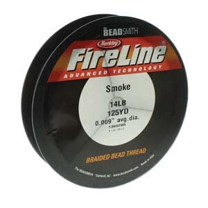 14lb Fireline Smoke Grey Thread .009in/0.22mm 50/125yd.