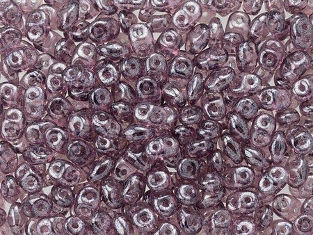 2/5MM MATUBO SUPERDUO Amethyst Luster Beads