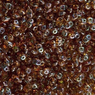 2/5MM MATUBO SUPERDUO Topaz Celsian Beads
