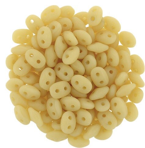 2/5MM MATUBO SUPERDUO Matte Opaque Beige Beads