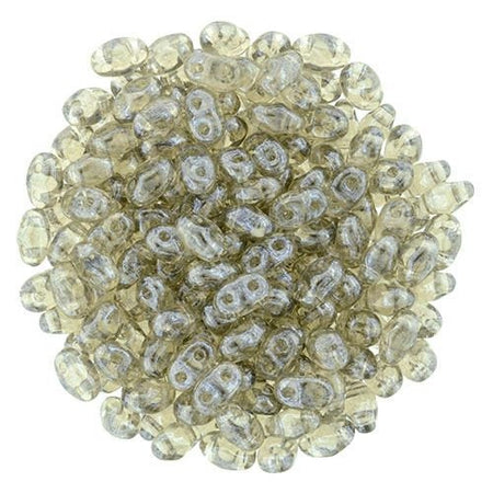 2/5MM MATUBO SUPERDUO Luster Black Diamond Beads